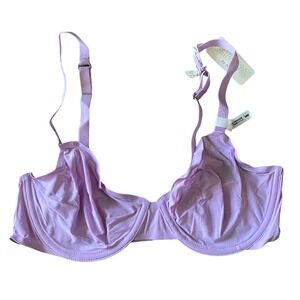 NWT Aerie Smoothez Full Coverage Unlined Bra Purple 34D